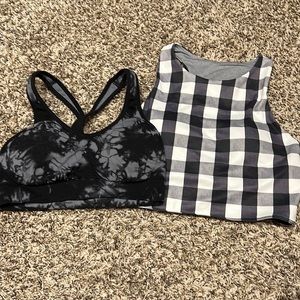 Pair of sports bras